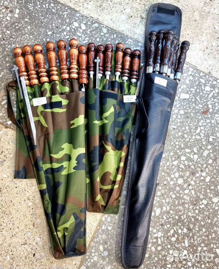 Набор шампуров в чехле