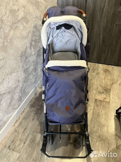 Санки коляска nika