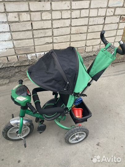 Велосипед детский с ручкой