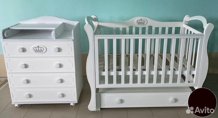 Комод Incanto Richmond 800/4 мдф с откидной пелен