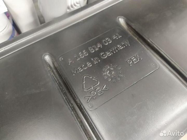 Коврик в багажник mercedes GL166 с бортом