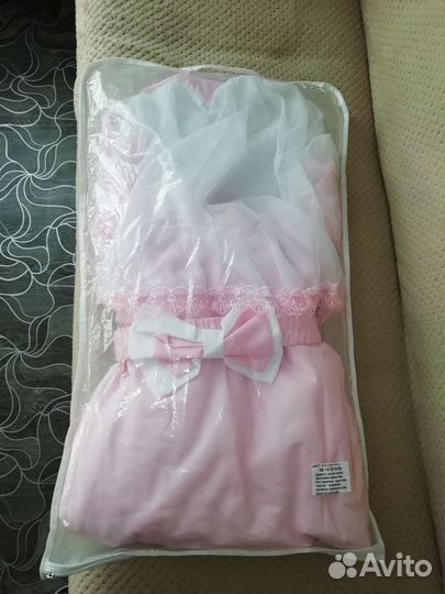 Конверт на выписку для девочки летний