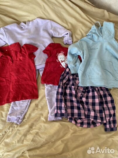 Одежда для девочки пакетом 110 116