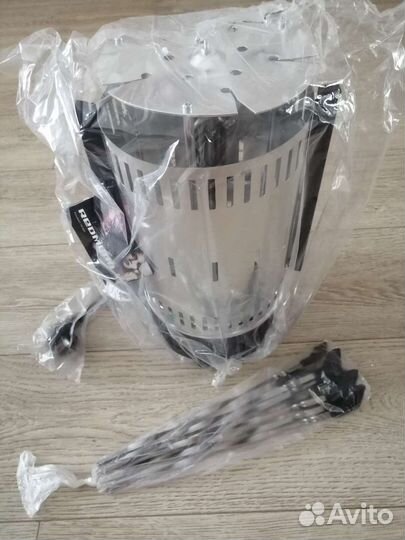 Электрическая шашлычница Redmond RBQ-0252-E новая