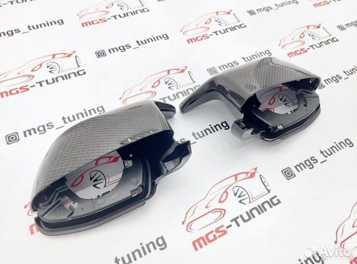 Корпуса зеркал X6M F96 на X6 G06 Карбон