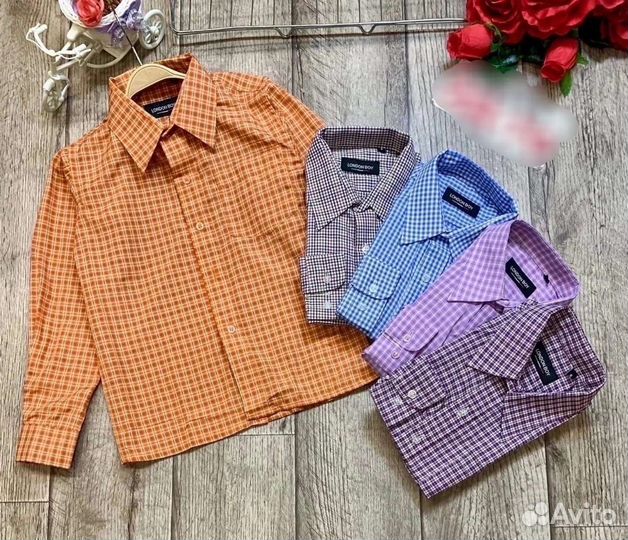 Рубашки новые подростковые