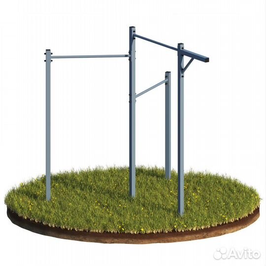 Комплекс уличный (3 турника + кронштейн для груши)