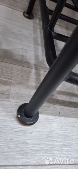 Тумба натуральное дерево+ковка