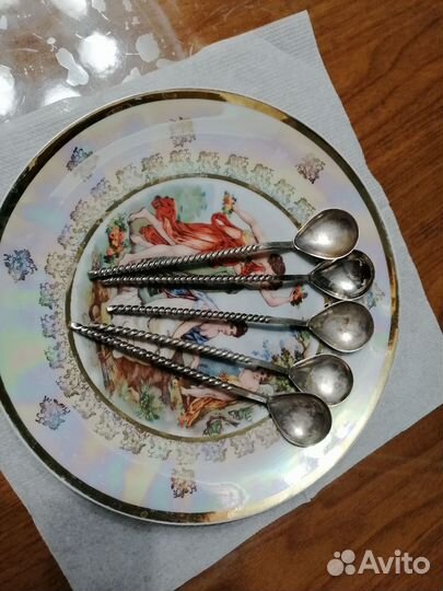 Кофейные ложки мельхиор