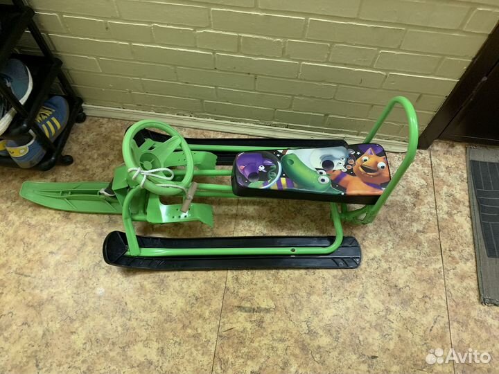 Снегокат с колесами