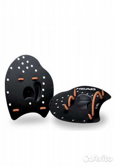 Лопатки для плавания head черные