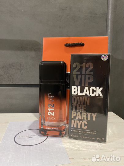 Carolina herrera 212 vip мужские