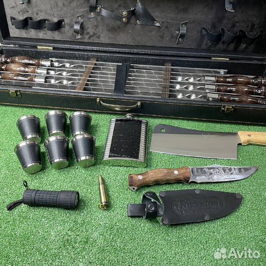 Набор шампуров подарочный Орел