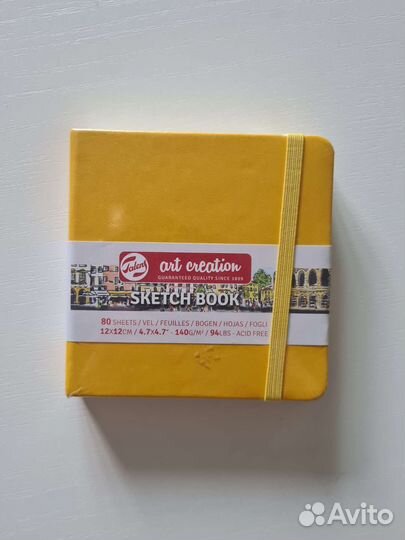 Скетчбук art creation жёлтый