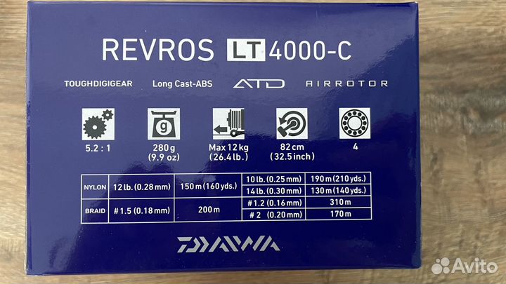 Daiwa 19 Revros LT2500, LT3000-C, LT4000-C