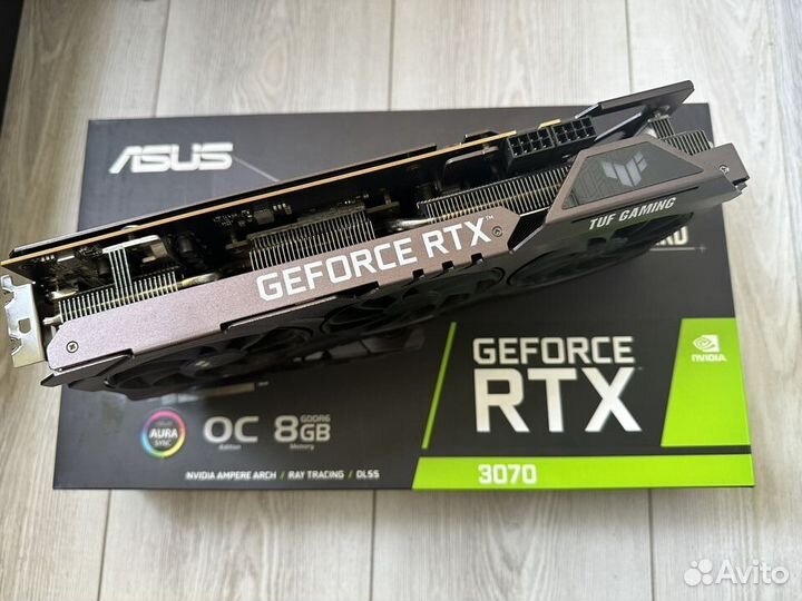 Asus RTX 3070 TUF Gaming OC 8гб