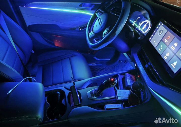 Динамическая подсветка салона авто/ ambient light