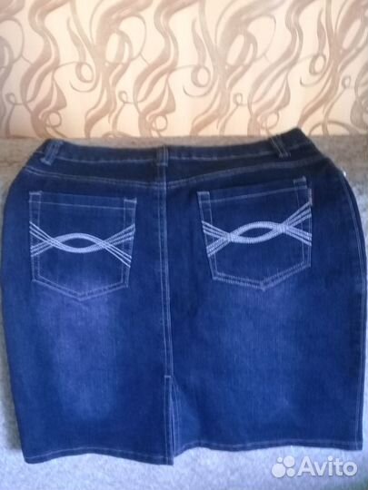 Юбка джинсовая
