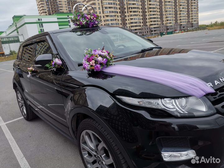 Украшение для свадебного автомобиля