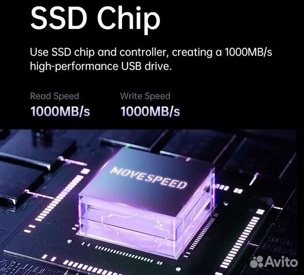 Флешка Movespeed 256Gb 1000 Мб/с