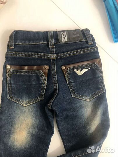 Утепленные джинсы armani оригинал