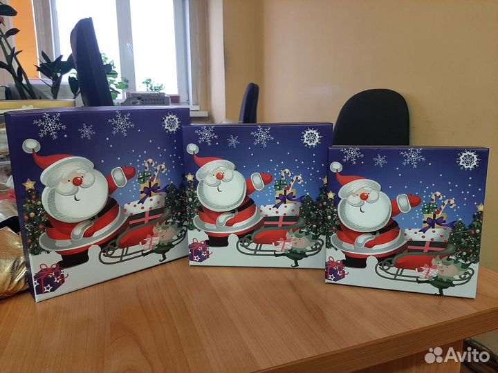 Коробка Новогодняя для подарка