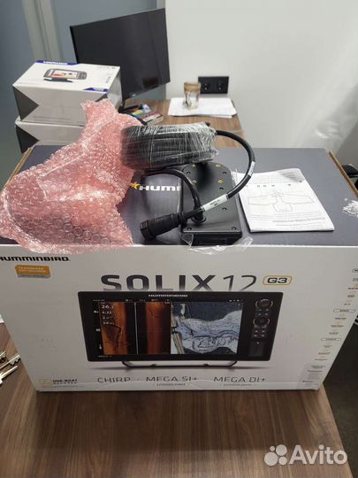 Эхолот Humminbird solix 12 chirp mega SI+ G3