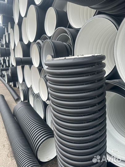 Дренажная труба в канаву на въезд 315