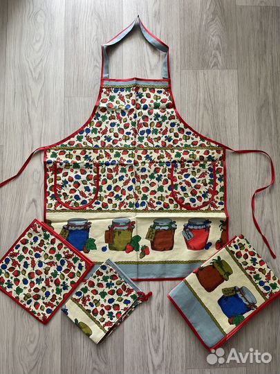 Кухонный набор фартук полотенца