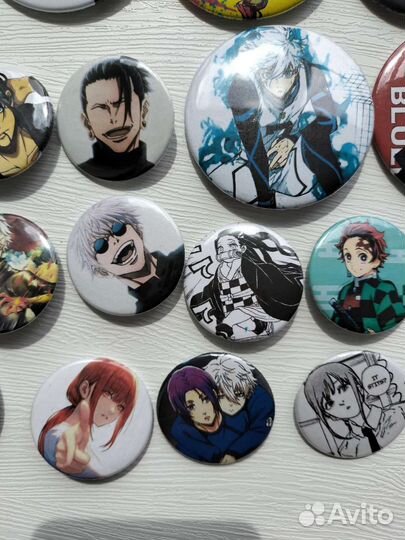 Значки аниме (бронь)