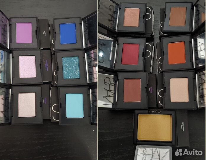Nars,Clarins тени и тональные