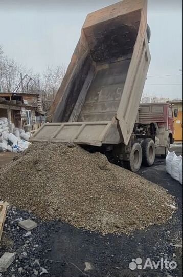 Щебень гравийный 20-40 с доставкой