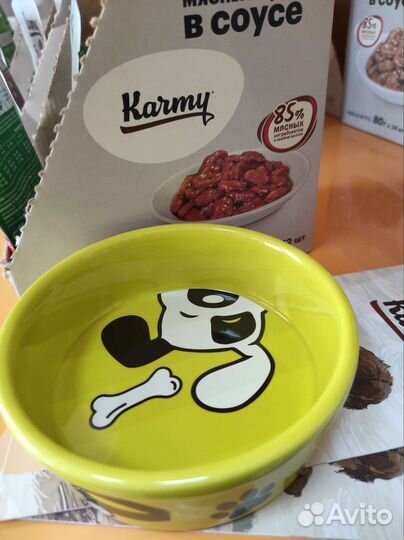 Керамические миски для котов и собак