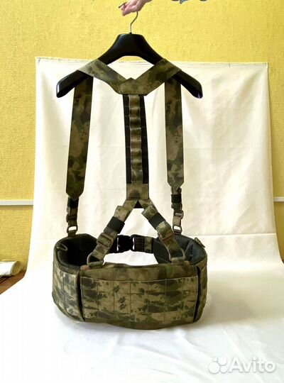 Боевой пояс с баллистическим пакетом и лямками Бр1