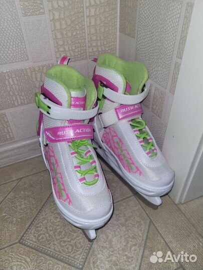 Коньки детские раздвижные 33 36