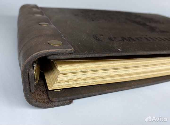 Фотоальбом на натуральной коже