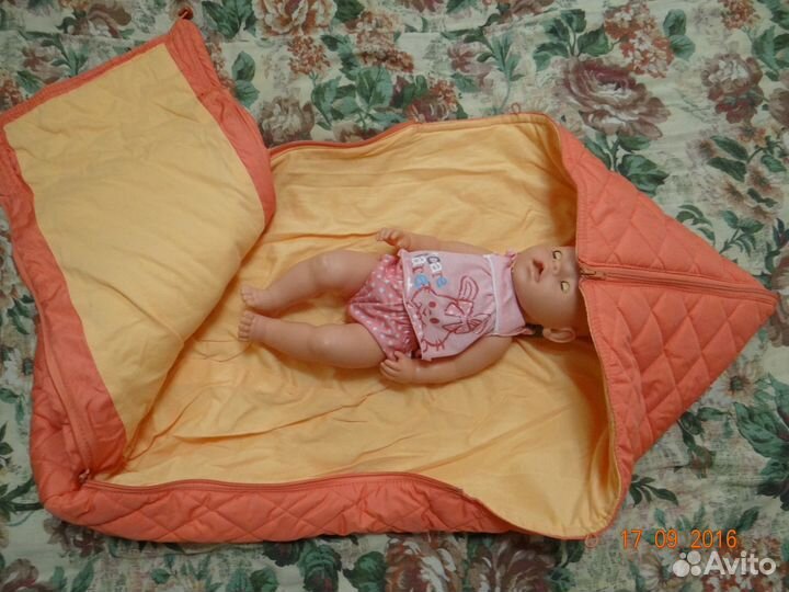 Конверт на синтепоне демисезонный на прохладную по