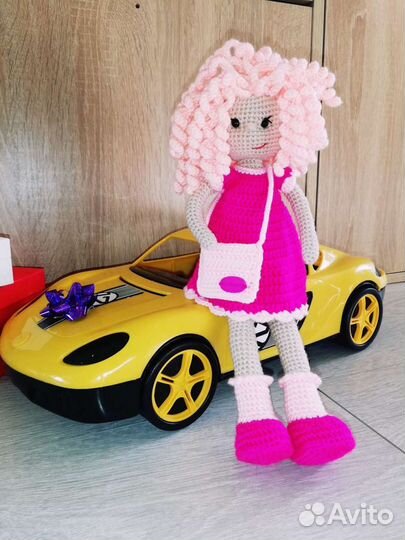 Кукла ручной работы вязаная подарок для девочки