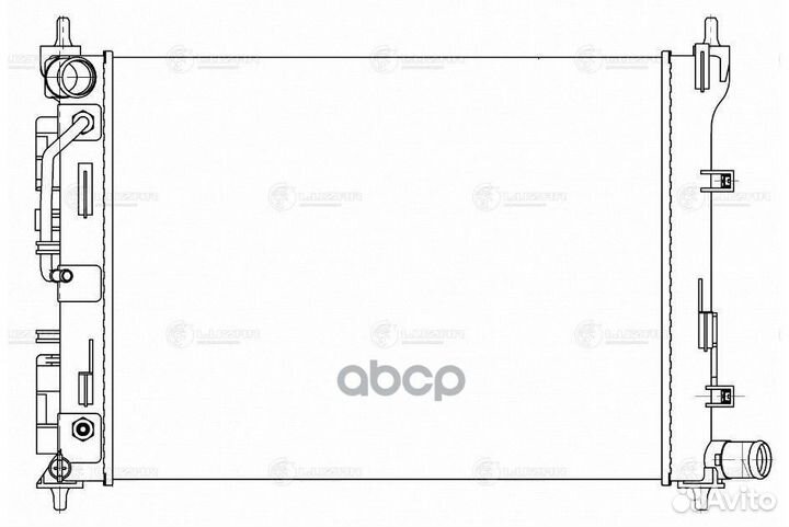 Радиатор охл. для а/м Hyundai Solaris (17) /Kia