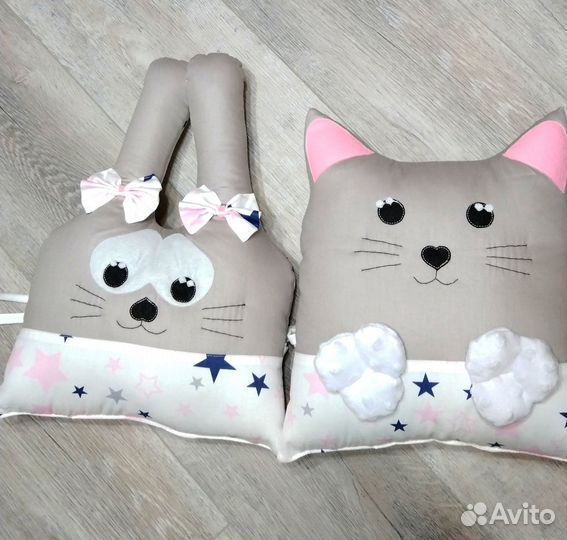 Бортики в кроватку новые