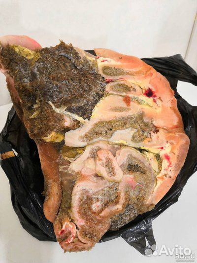 Мясо для собак (обрезь, рубец, вымя)