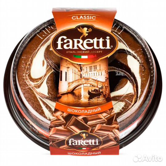 Торт Faretti Classic Флоренция Шоколадный 400г