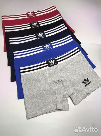 Трусы мужские боксеры Adidas хлопок