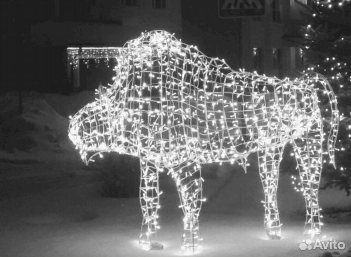 Световые фигуры животных LED