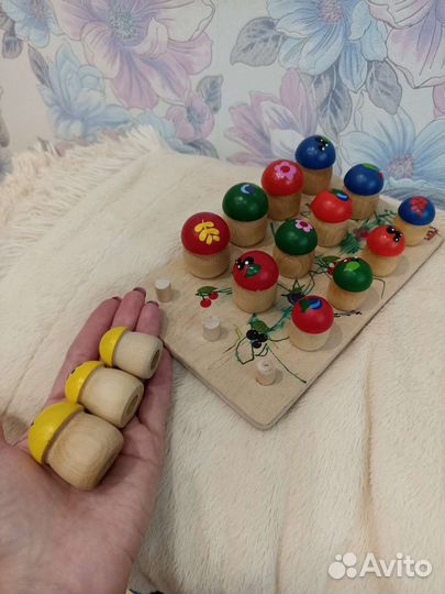 Игрушки развивашки деревянные