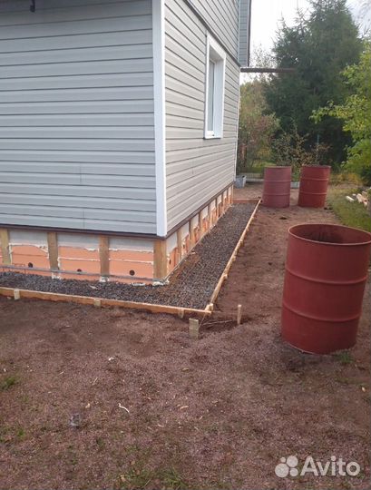 Отмоска вокруг дома под ключ