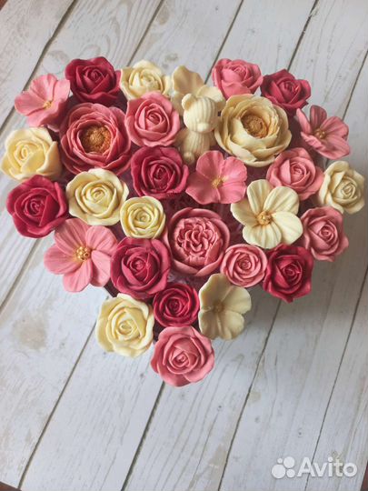 Сердце из шоколада