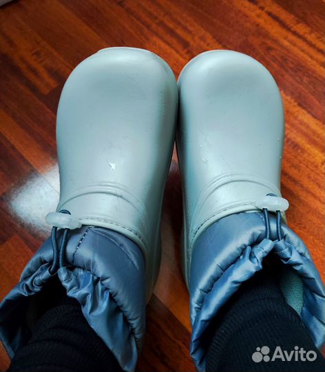 Резиновые полусапоги женские 38р