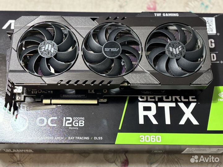Видеокарта RTX 3060 12GB asus TUF