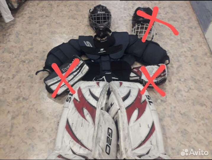 Хоккейная вратарская форма бу детская